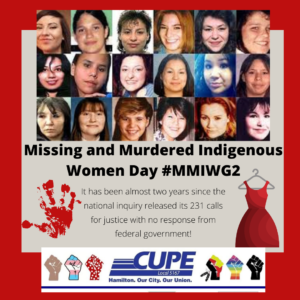 Missing and Murdered Indigenous Women Awareness Day
